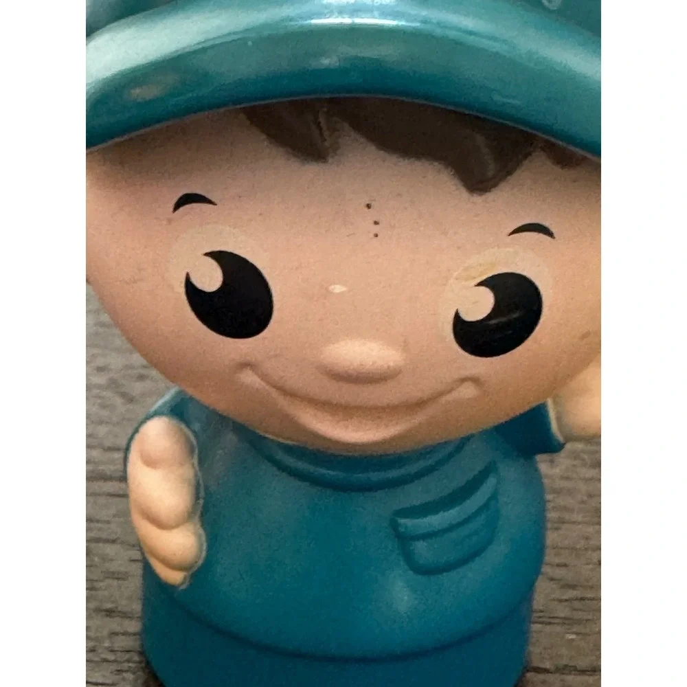 Mega Bloks First Builders Jeep Boy Figure Teal Hat AM90280